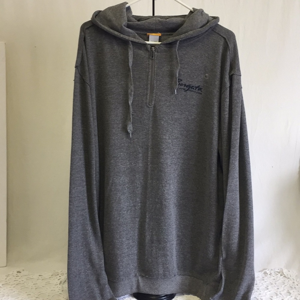 Borgata Hotel Casino Hoodie XL Grey Lightweight